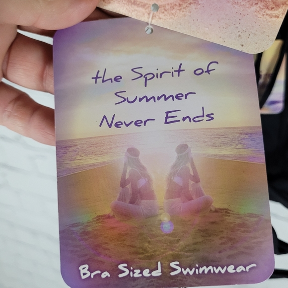 COCO RAVE | Saige underwire halter lace-up tassel bikini swim bathing suit top - Picture 5 of 11